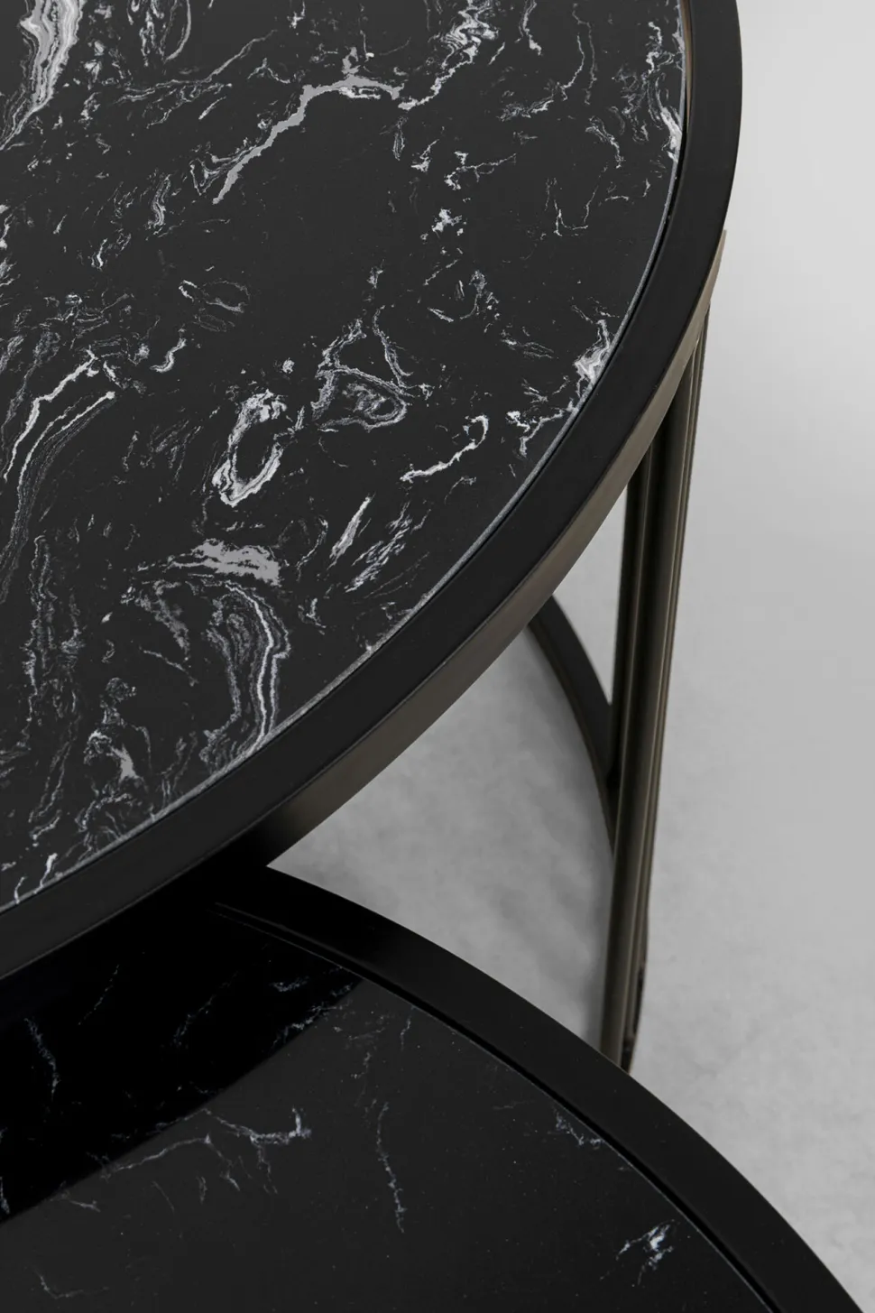 KARE Design Salontafel Roma Black (Set Van 2) Flash Sale
