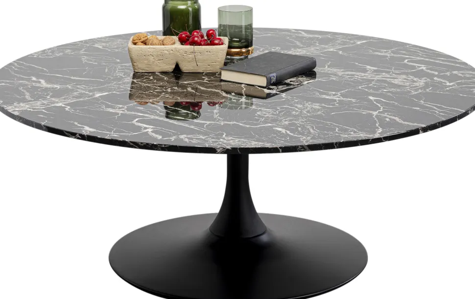 KARE Design Salontafel Schickeria Marble Black 110cm Outlet