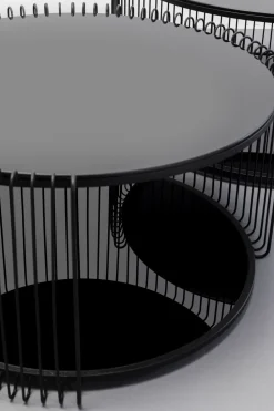 KARE Design Salontafel Wire Double Black Set Van 2 Store