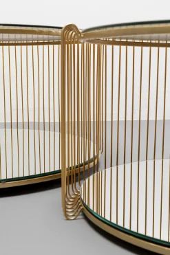 KARE Design Salontafel Wire Double Brass (2/set) Clearance