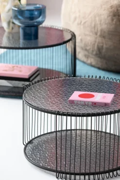 KARE Design Salontafel Wire Double Bubble Black (2/set) Online