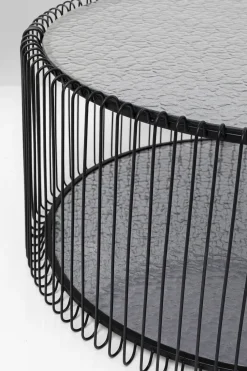 KARE Design Salontafel Wire Double Bubble Black (2/set) Online