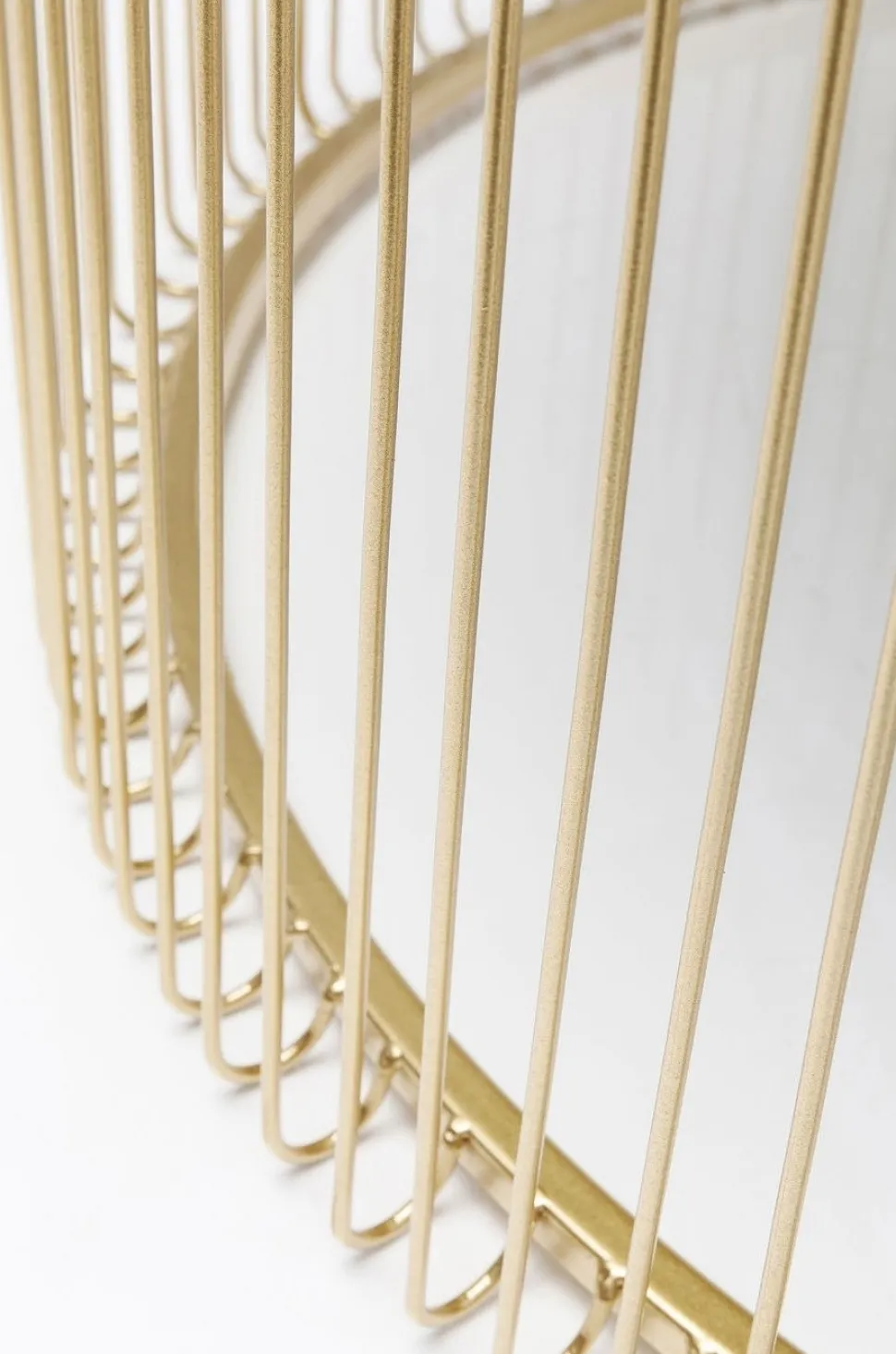 KARE Design Salontafel Wire Uno Messing Ø80cm Discount