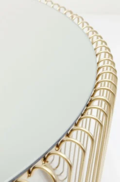 KARE Design Salontafel Wire Uno Messing Ø80cm Discount