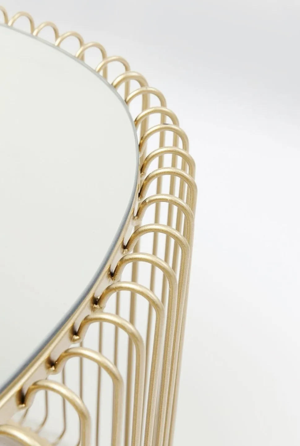 KARE Design Salontafel Wire Uno Messing 60x90cm Clearance