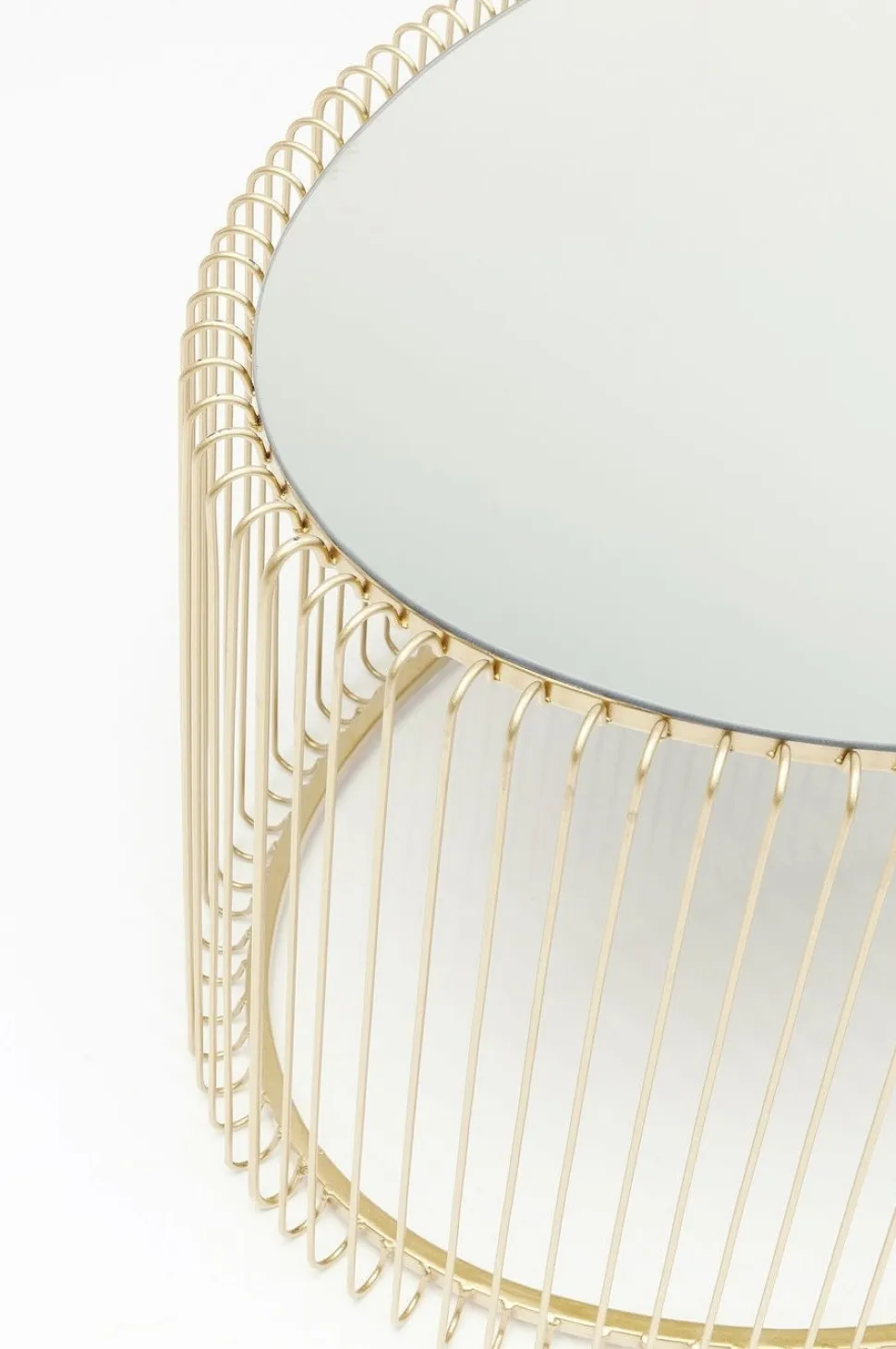 KARE Design Salontafel Wire Uno Messing 60x90cm Clearance