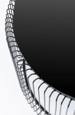 KARE Design Salontafel Wire Uno Zwart Ø80cm Cheap