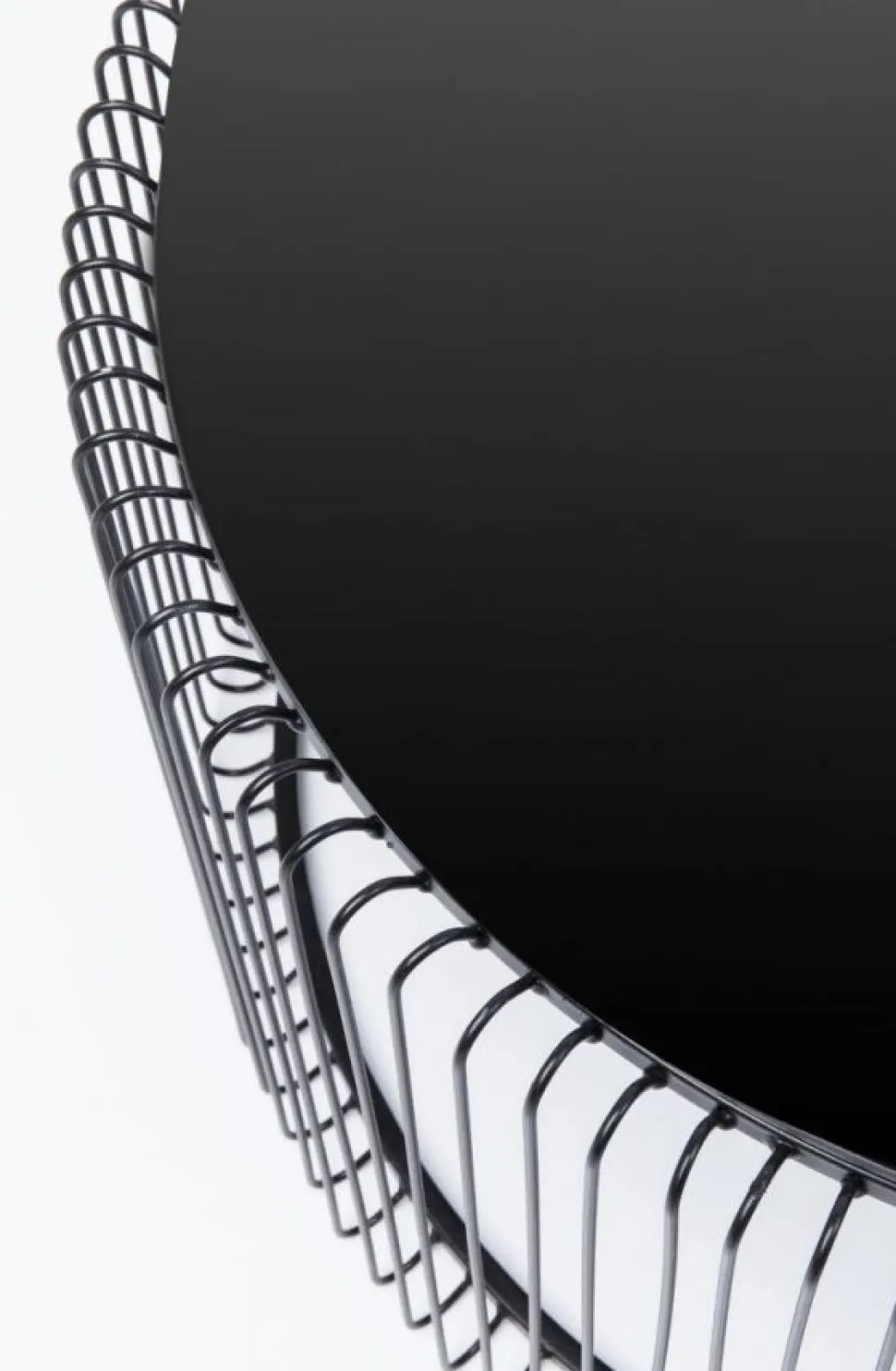 KARE Design Salontafel Wire Uno Zwart Ø80cm Cheap