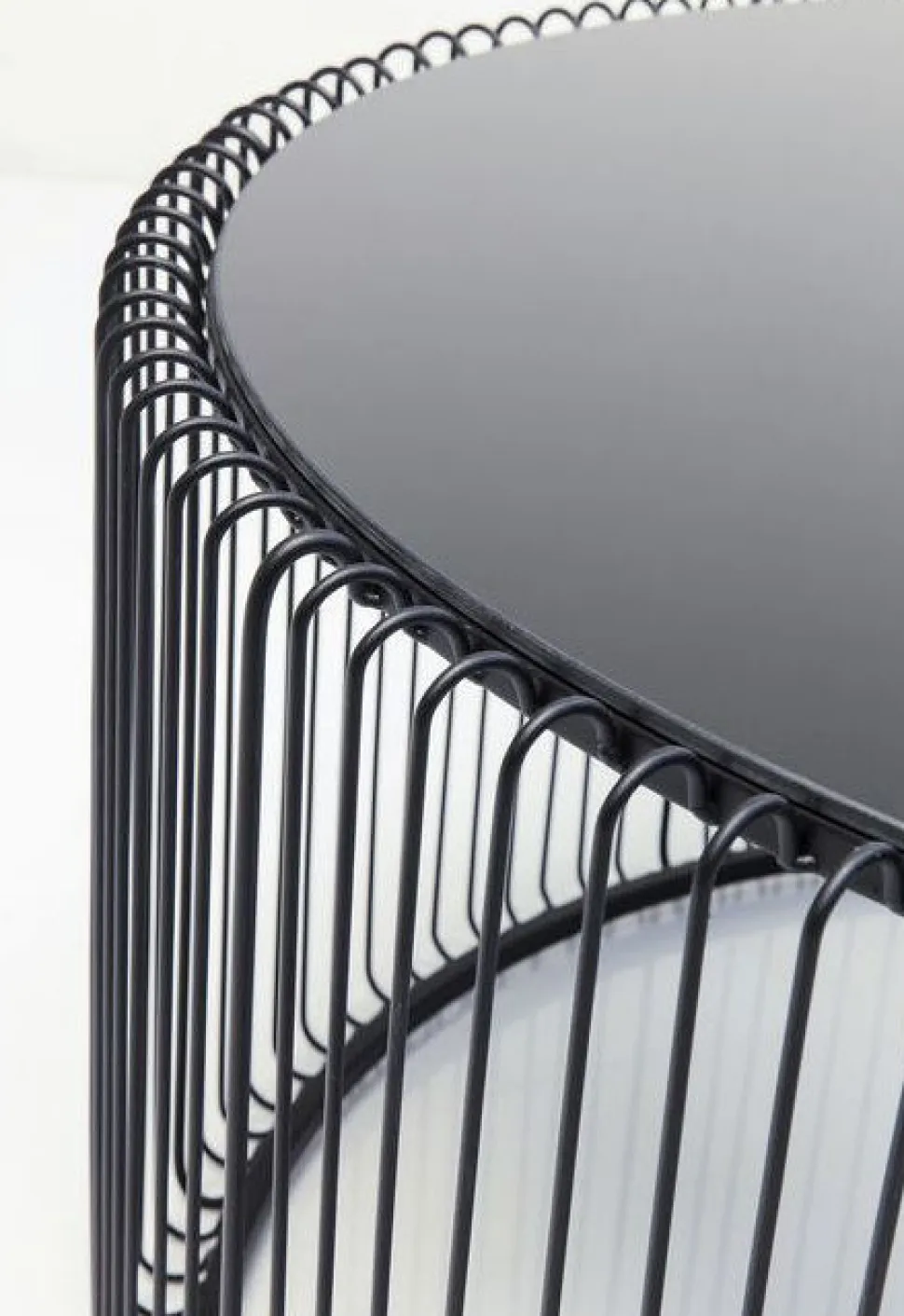 KARE Design Salontafel Wire Uno Zwart Ø80cm Cheap