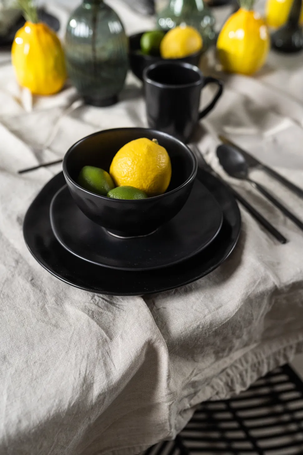 KARE Design Schaal Organic Black Ø15cm Cheap