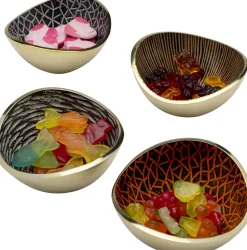 KARE Design Schaal Samba Colore Crackle (4/Set) Cheap