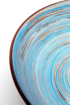 KARE Design Schaal Swirl Blue 22cm Sale
