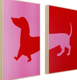 KARE Design Schilderij Dog Frankie Set Van 2 Cheap