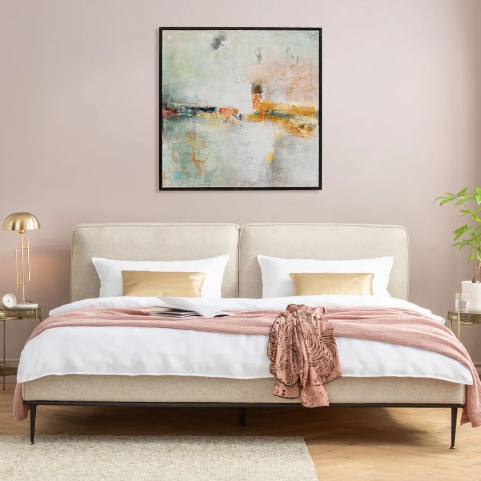 KARE Design Schilderij Dust Gold 120x120cm Cheap