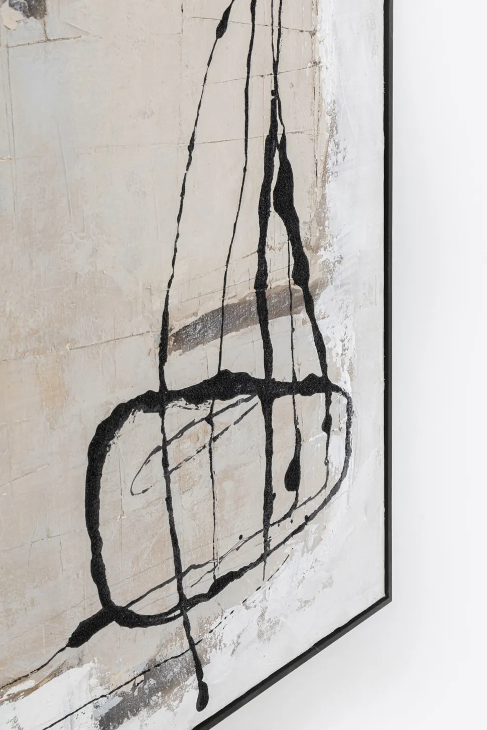 KARE Design Schilderij Dust Grey 100x100cm Online