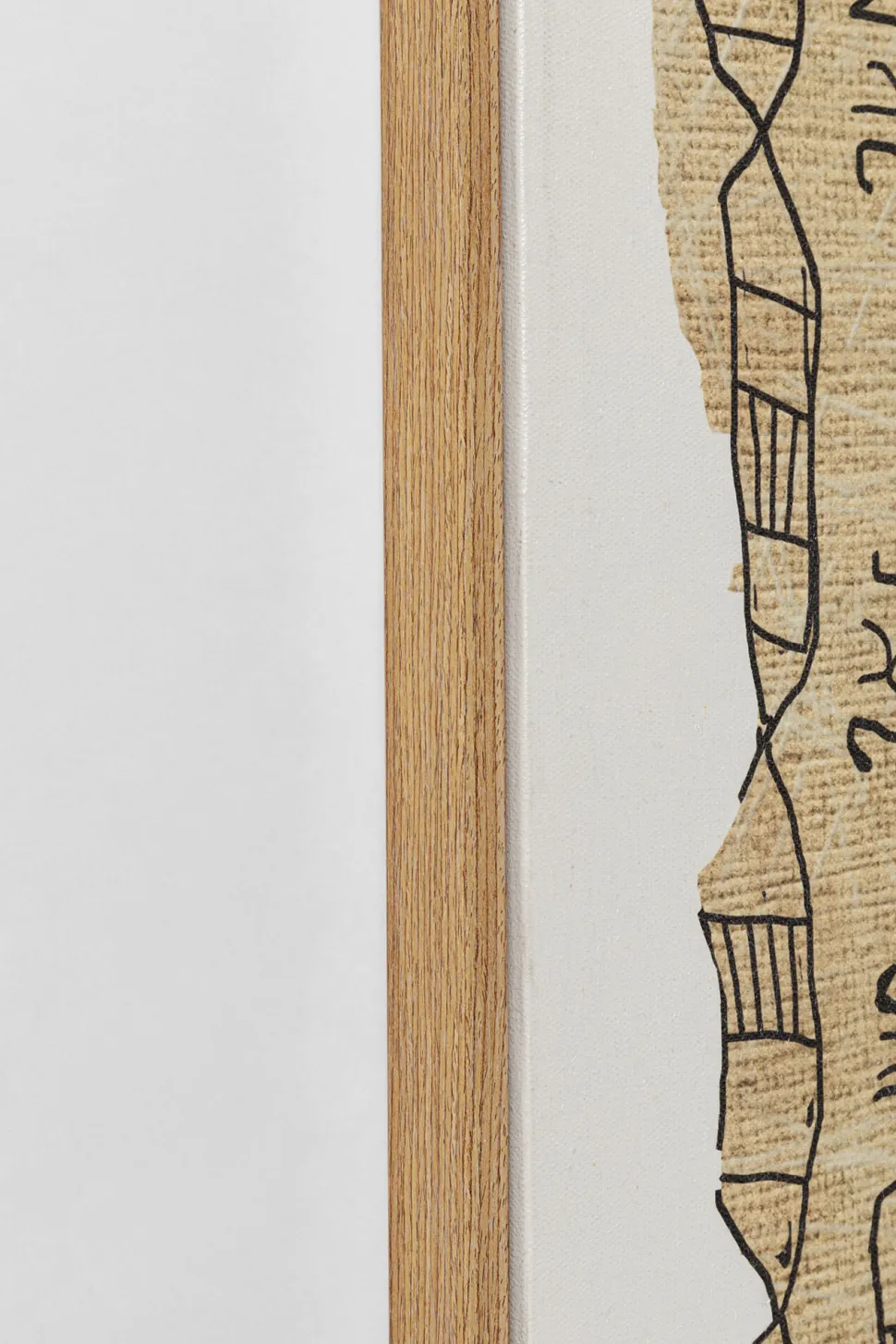 KARE Design Schilderij Met Lijst Native Lines 50x150cm Cheap