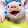 KARE Design Spaarpot Floating Pig Online