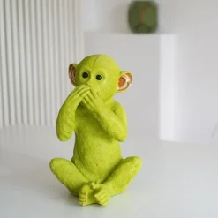 KARE Design Spaarpot Monkey Iwazaru Groen Cheap