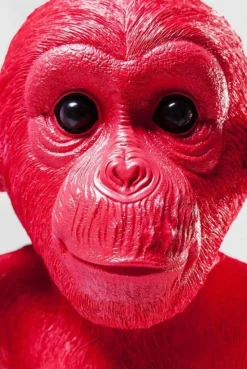 KARE Design Spaarpot Monkey Kikazaru Rood Online