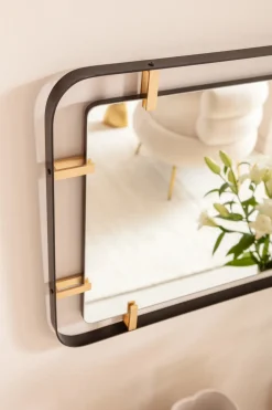 KARE Design Spiegel Betsy Frame Rechthoekig Metaal 55x165cm Hot