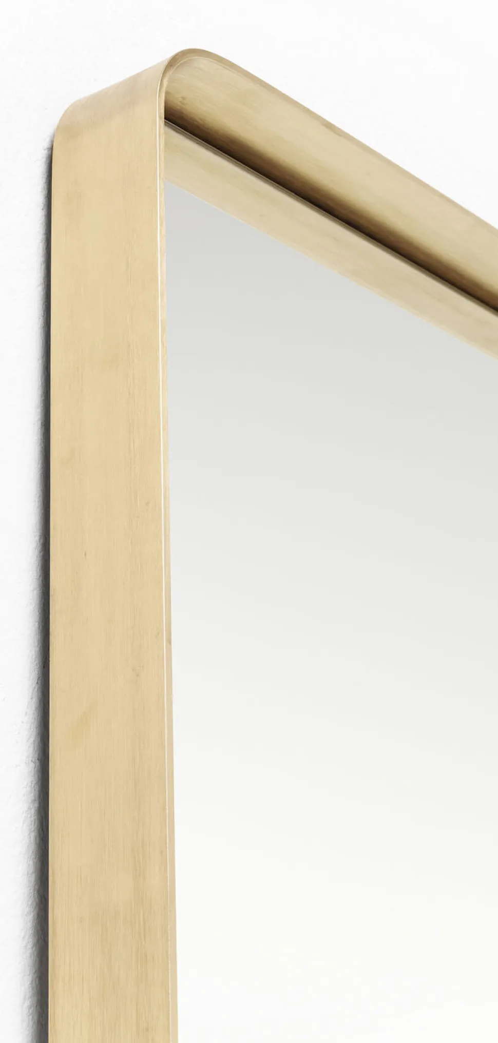 KARE Design Spiegel Curve MO Messing 70x200cm New