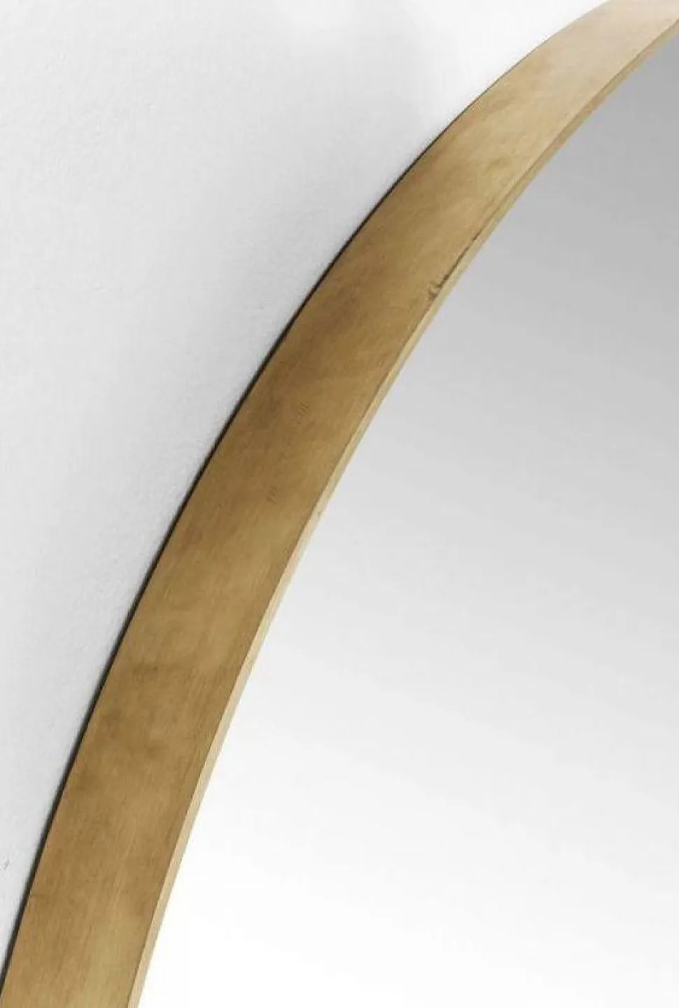 KARE Design Spiegel Curve Rond Messing Ø100cm Outlet