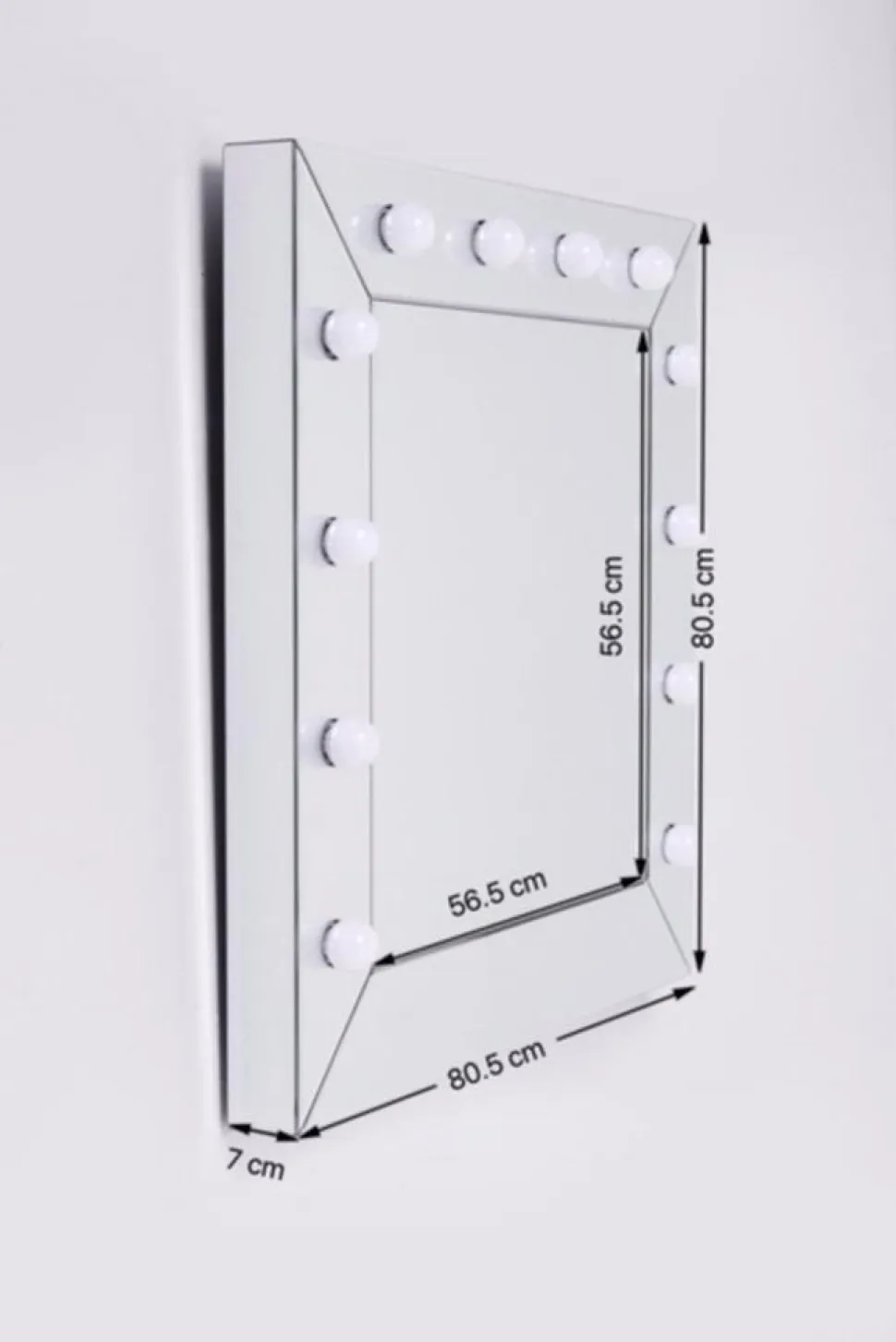 KARE Design Spiegel Make Up Vierkant 81x81cm Store