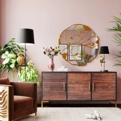 KARE Design Spiegel Pieces Goud Ø100cm Shop