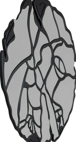 KARE Design Spiegel Pieces Mat Zwart Ø100cm Discount