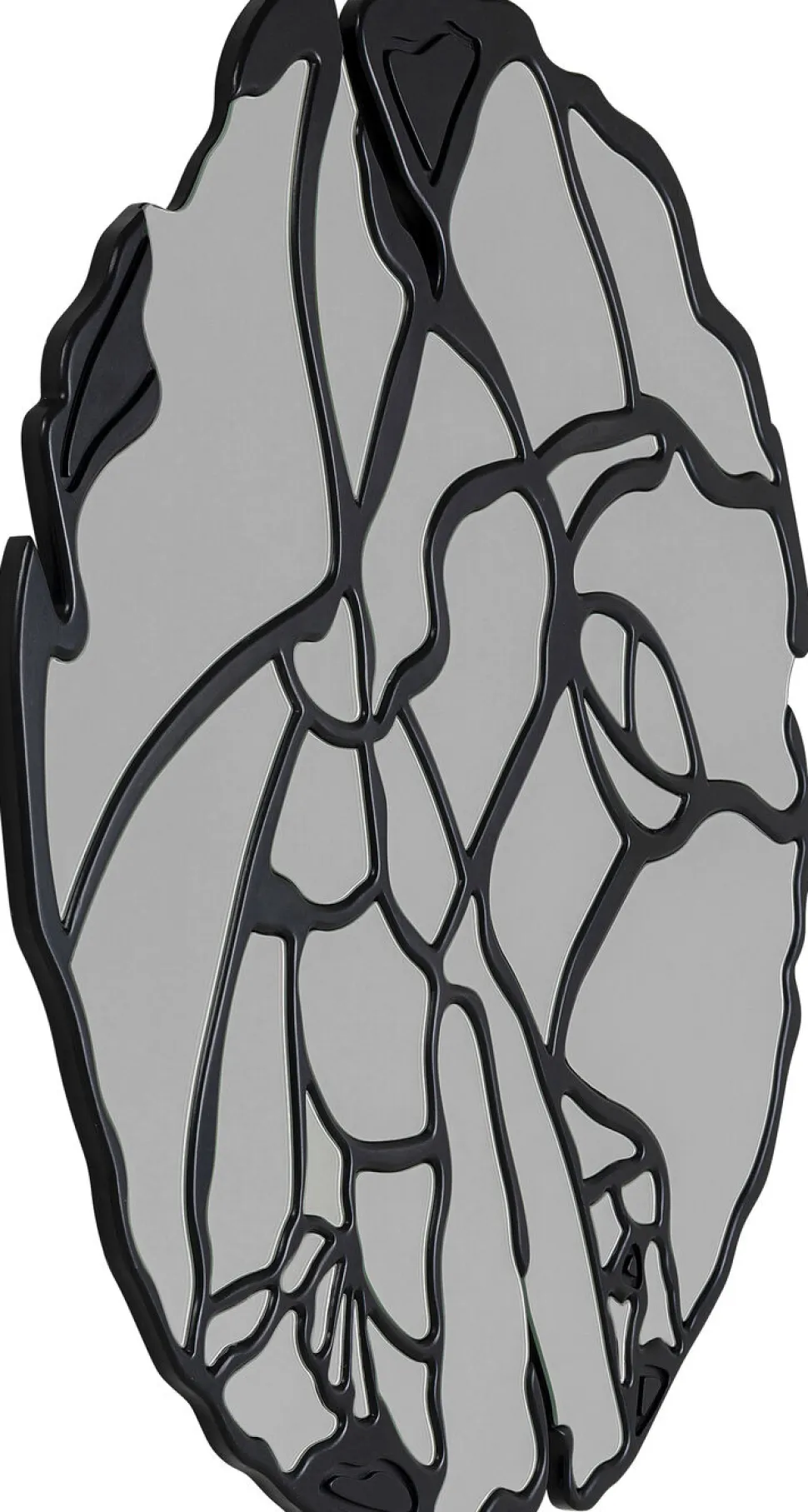 KARE Design Spiegel Pieces Mat Zwart Ø100cm Discount