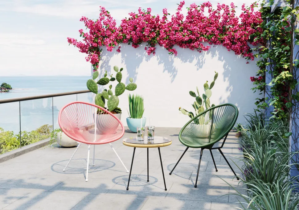 KARE Design Stoel Acapulco Groen New