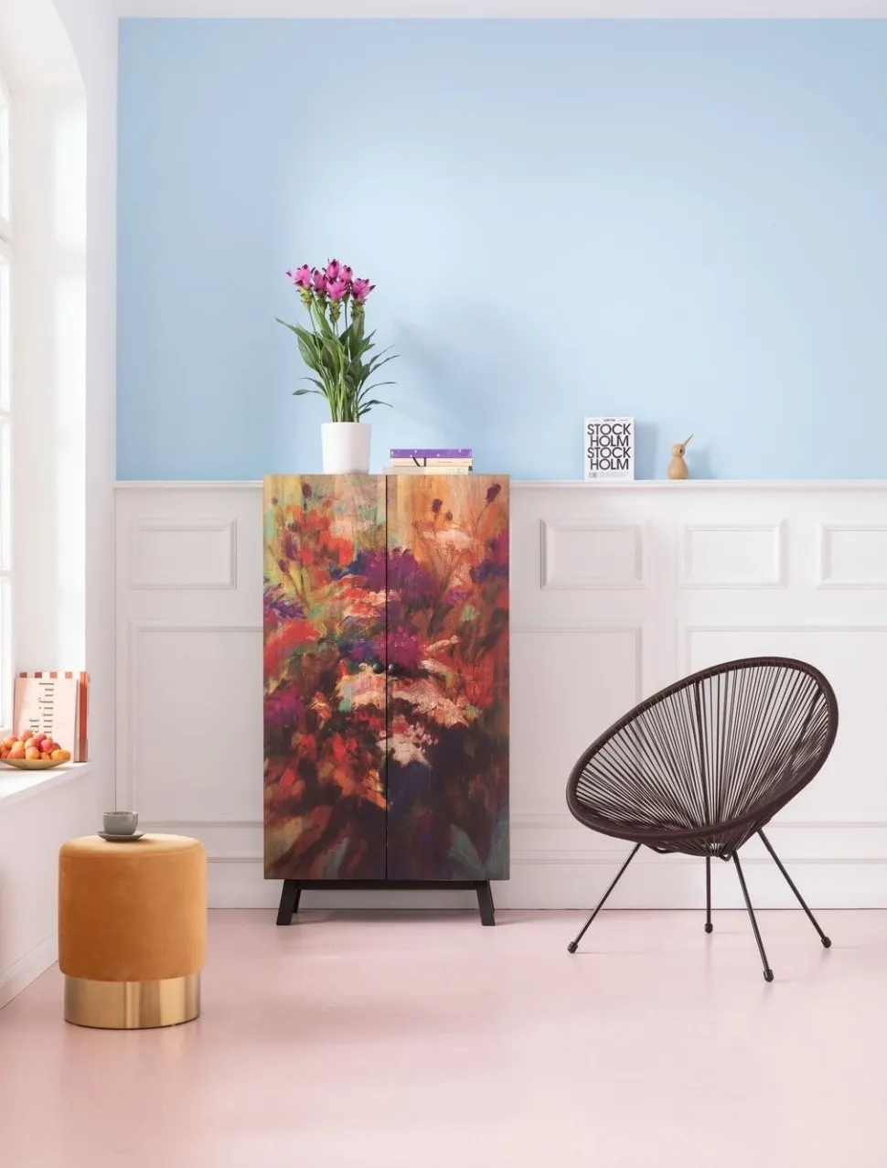 KARE Design Stoel Acapulco Zwart Clearance