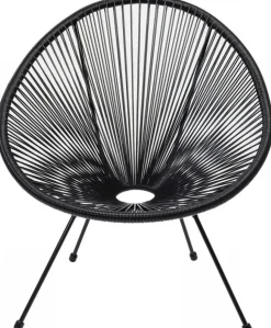 KARE Design Stoel Acapulco Zwart Clearance