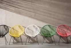 KARE Design Stoel Acapulco Zwart Clearance