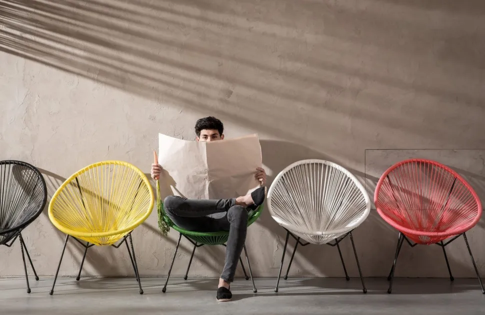 KARE Design Stoel Acapulco Zwart Clearance