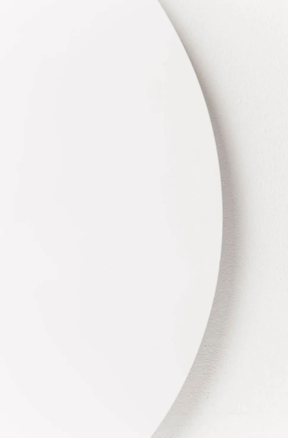 KARE Design Tafelblad Invitation Round White 90cm New