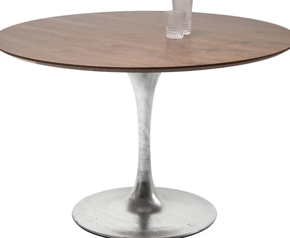 KARE Design Tafelblad Invitation Round Walnut 120cm Discount