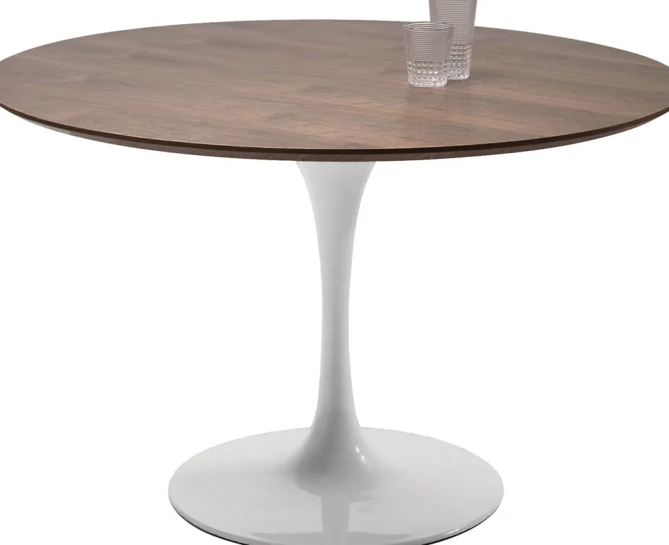 KARE Design Tafelblad Invitation Round Walnut 120cm Discount
