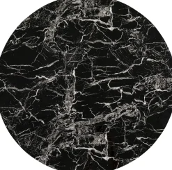 KARE Design Tafelblad Schickeria Marble Print Black Ø80cm Hot