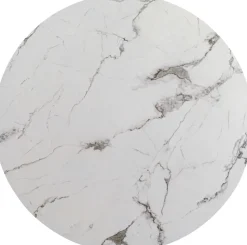 KARE Design Tafelblad Schickeria Marble Print White Ø110cm Best Sale