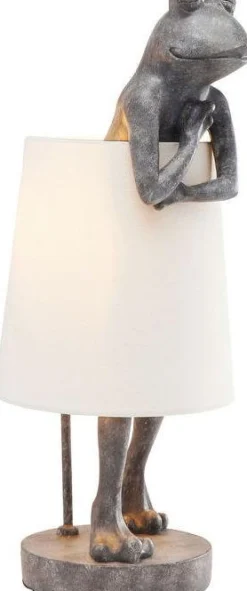 KARE Design Tafellamp Animal Kikker Grijs Shop