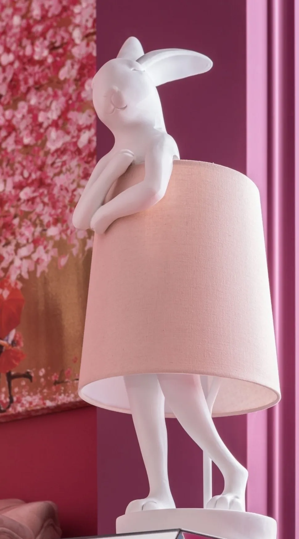 KARE Design Tafellamp Animal Konijn Wit 68cm Sale