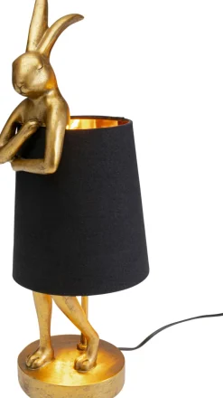 KARE Design Tafellamp Animal Rabbit Gold/Black 50cm Outlet