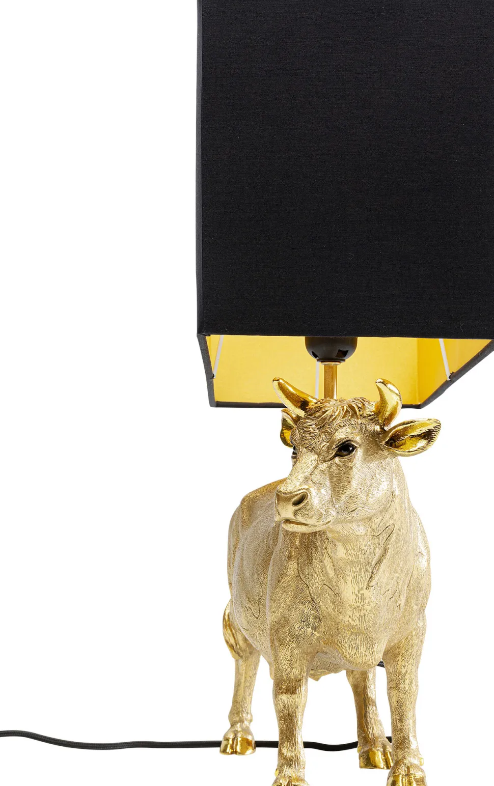 KARE Design Tafellamp Cow Gold 52cm Best