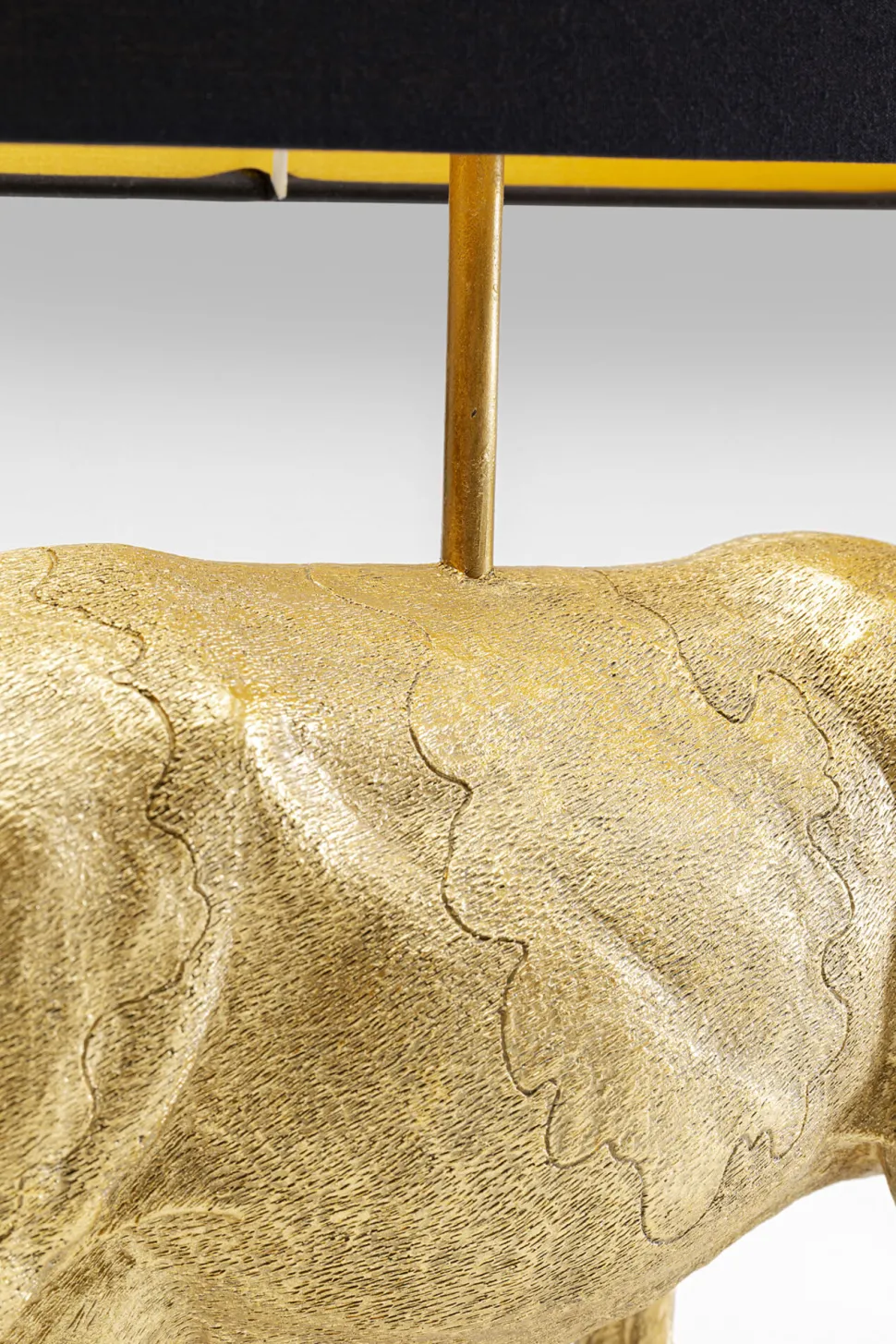 KARE Design Tafellamp Cow Gold 52cm Best
