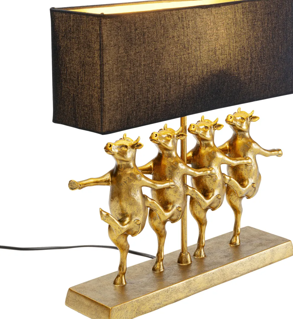 KARE Design Tafellamp Dancing Cows Zwart Discount