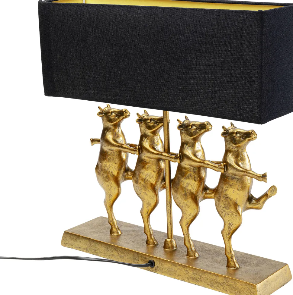 KARE Design Tafellamp Dancing Cows Zwart Discount