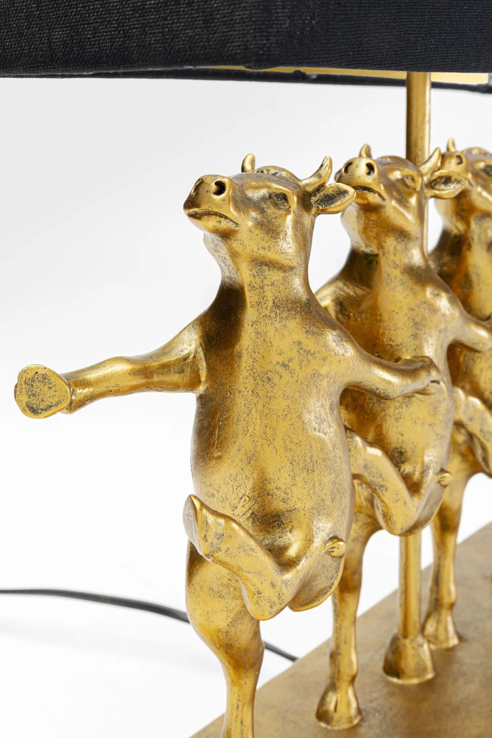 KARE Design Tafellamp Dancing Cows Zwart Discount