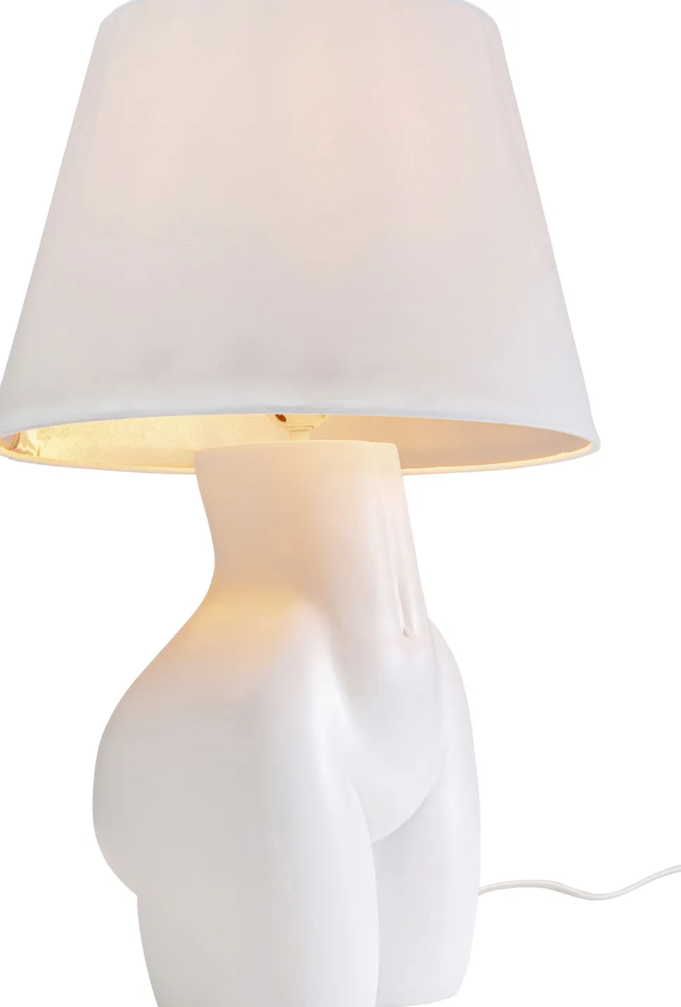 KARE Design Tafellamp Donna White 48cm Store