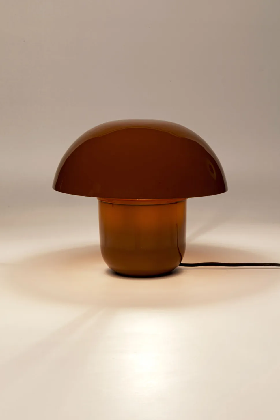 KARE Design Tafellamp Mushroom Brown 27cm Shop